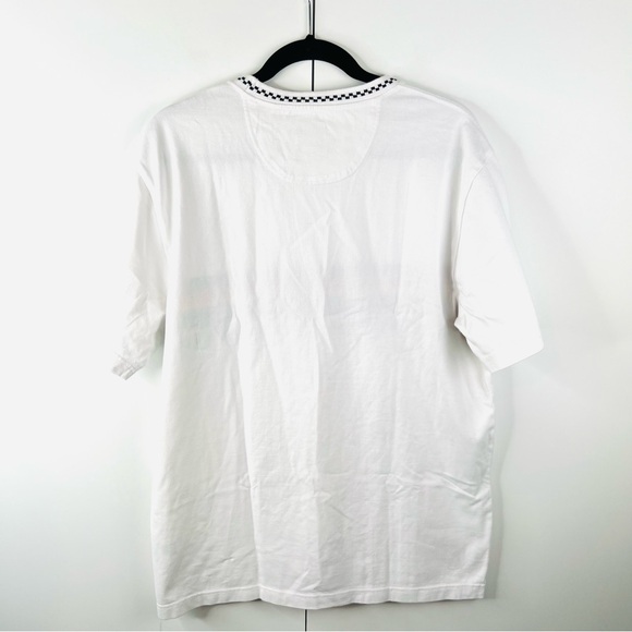 Vans White Rainbow Pride Knit Crew Checkerboard LGBT Limited Edition Shirt - Picture 7 of 10